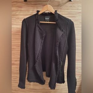 Black Nic+Zoe fringe jacket